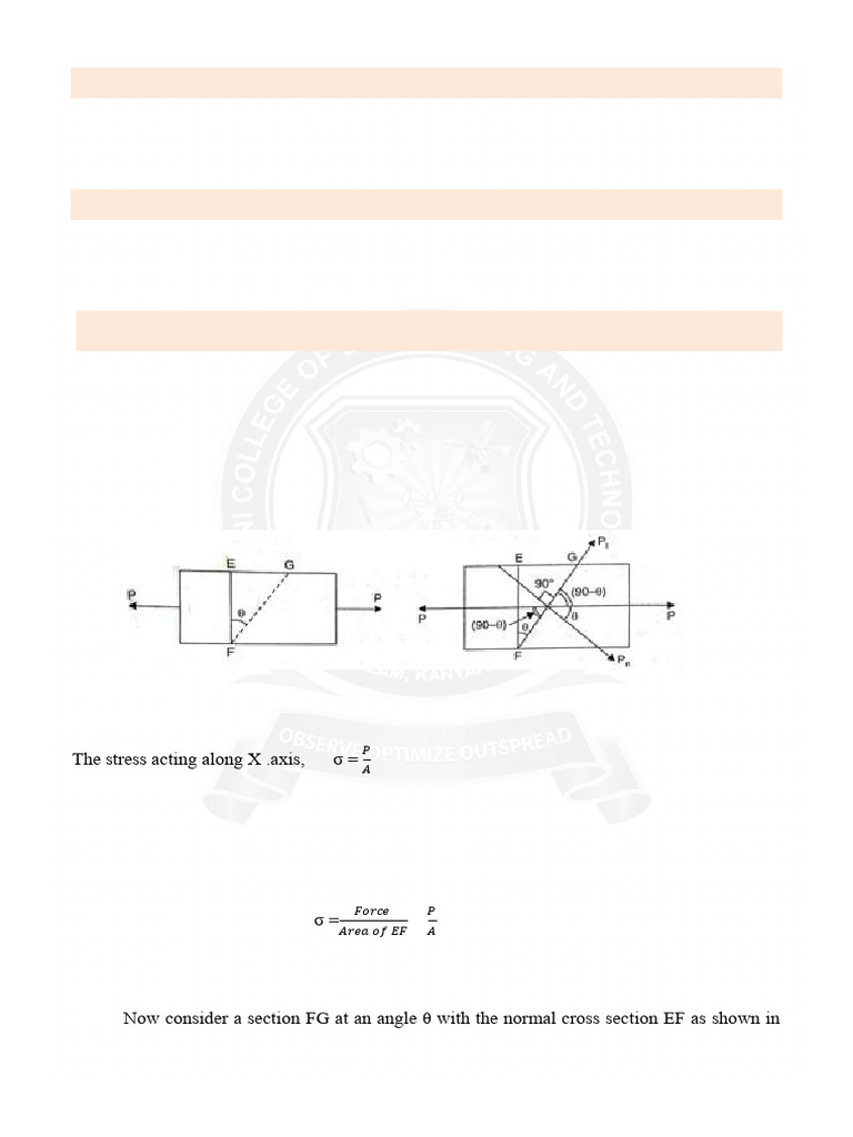 Principal Stresses and Planes Explained | PDF | Stress (Mechanics ...