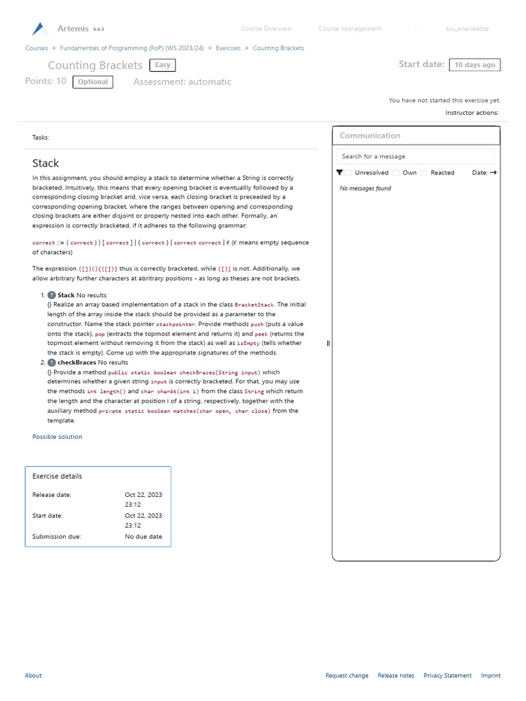 Counting Brackets | PDF | String (Computer Science) | Pointer (Computer ...