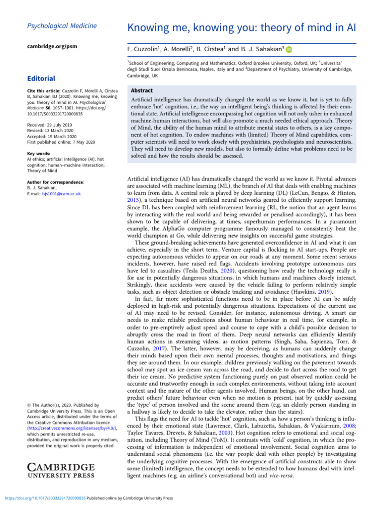 7 | PDF | Intelligence (AI) & Semantics | Artificial Intelligence