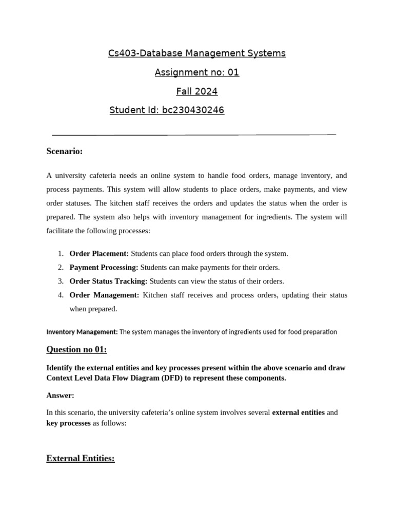 cs403 bc230215098 | PDF | Inventory | Information Technology