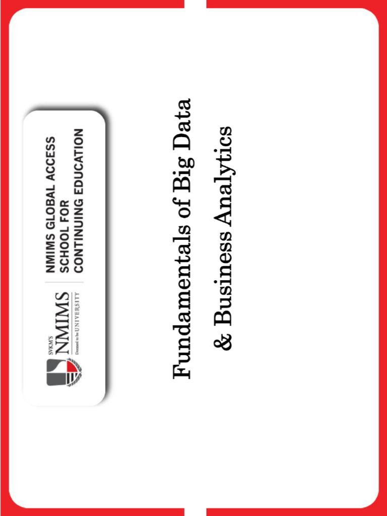 Fundamentals of big data and business analytics pdf