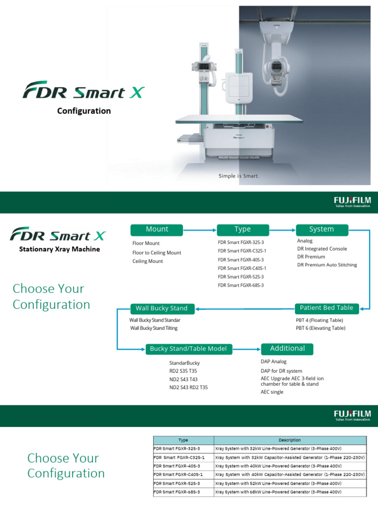FDR Smart Xray Machine Configuration Guide | PDF | Rotation