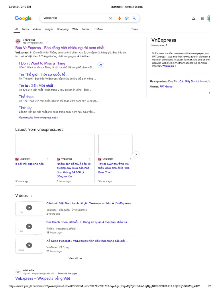 Vnexpress - Google Search | PDF