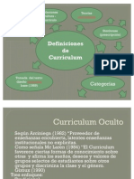 Mapa Conceptual Curriculum