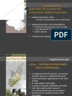 Eccab Briefing Staff Draft: The Burtonsville Crossroads Neighborhood Plan