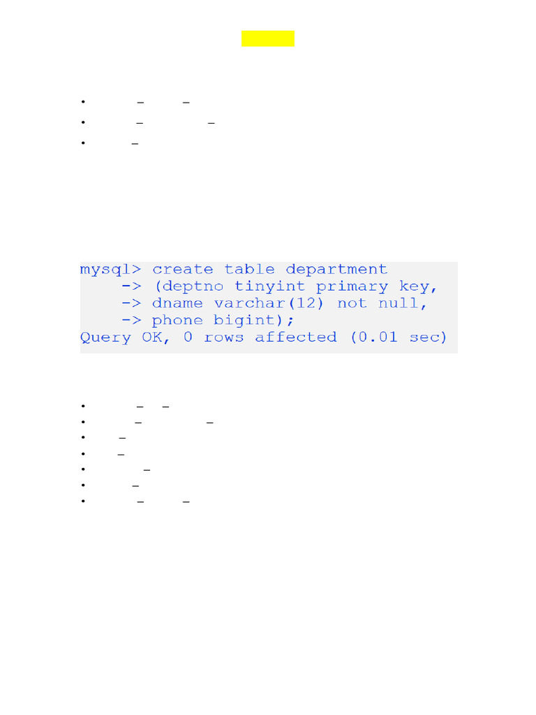 Mysql Practical File Assignment | PDF | Computer Data | Software Design