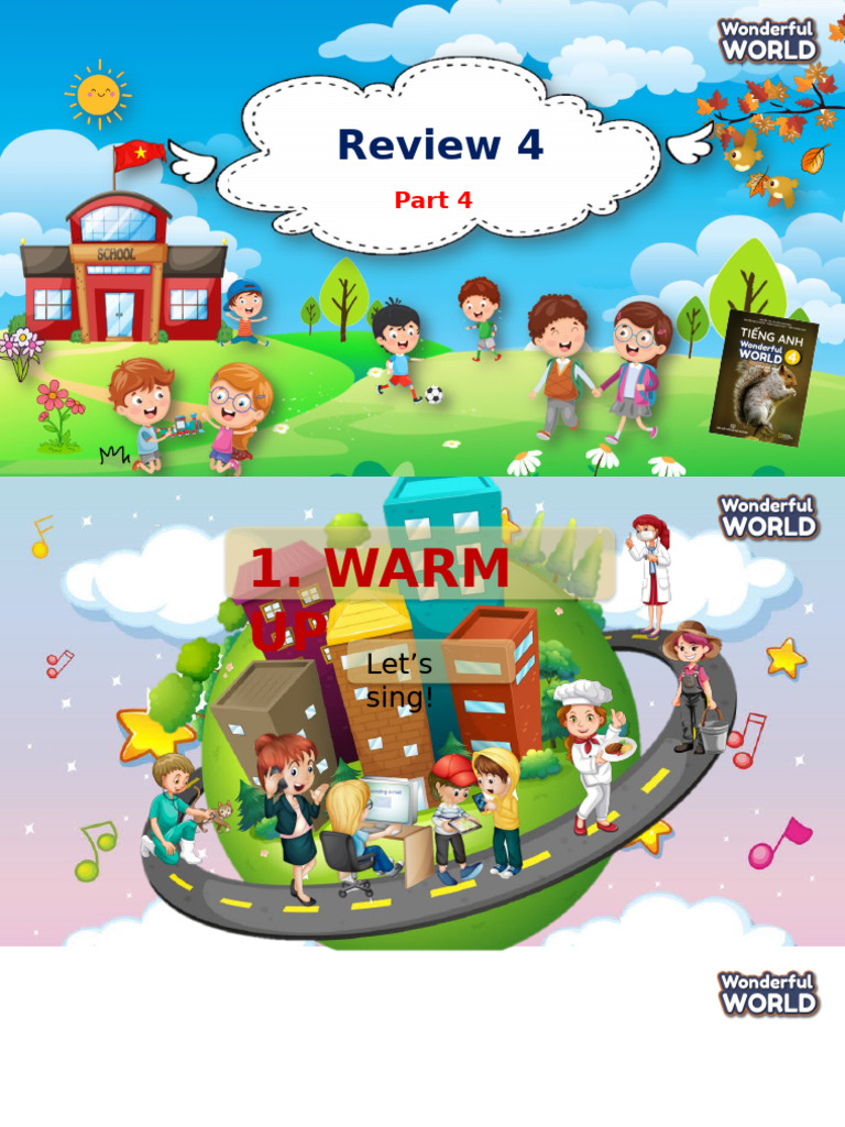 English 4 Wonderful World Review 4 Part 4 - 192202415 | PDF
