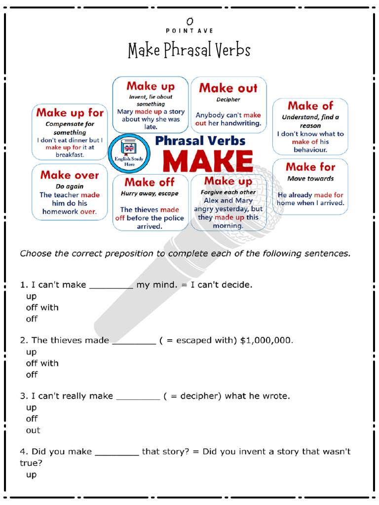 Make Phrasal Verbs | PDF