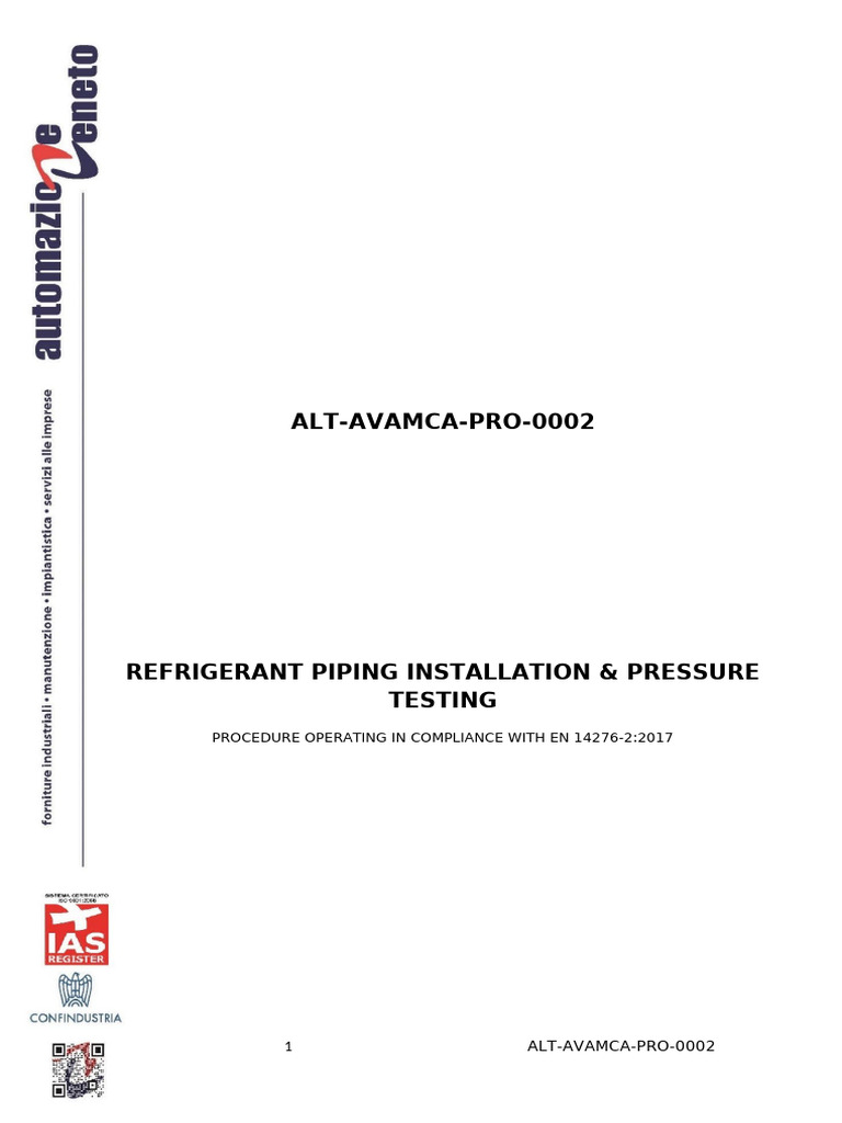 Refrigerant Piping Installation Guide | PDF | Pipe (Fluid Conveyance ...
