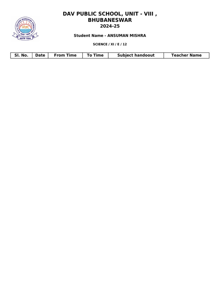 Student Course Coverage Report | PDF