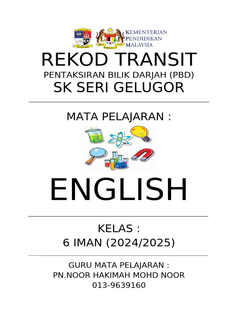 Cover Borang Transit | PDF