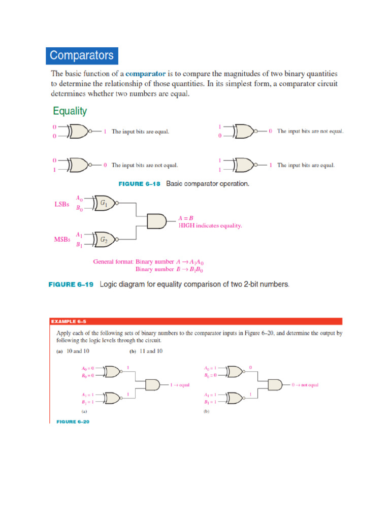 Lecture 6 Comparators | PDF