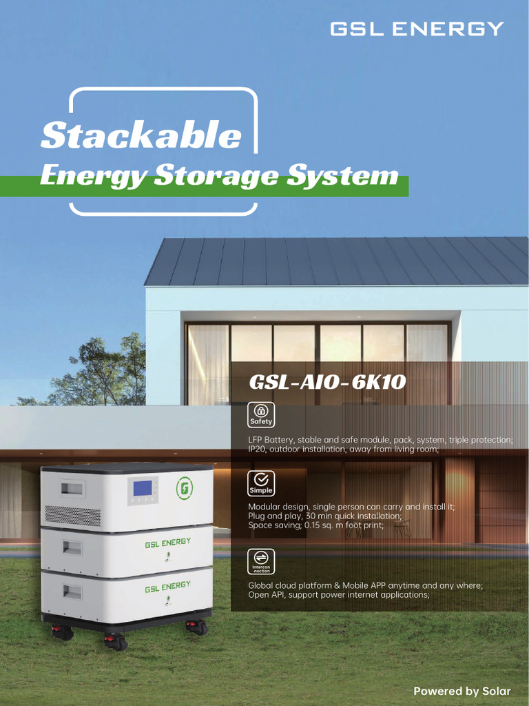 GSL-AIO-6K10 Stackable Energy Storage System - Datasheet | PDF ...