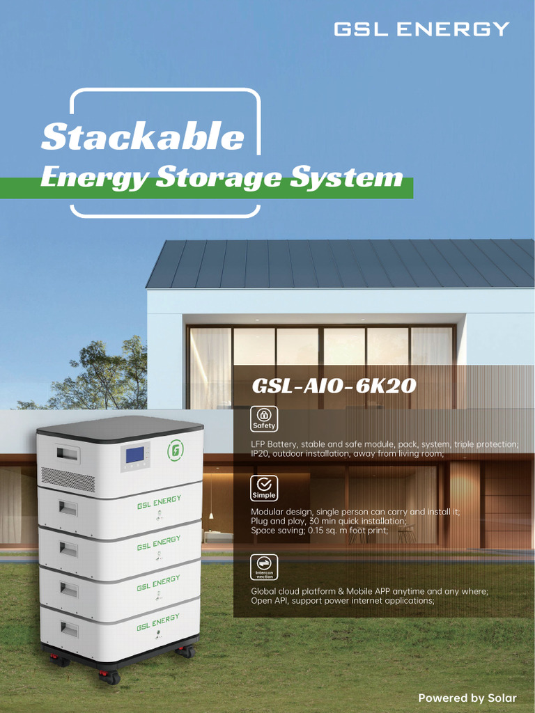Solar-Powered Modular Energy Storage | PDF | Photovoltaics | Electrical ...