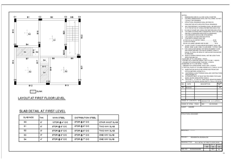 RCC Structural Design Details | PDF