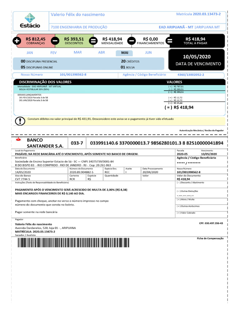 Documento Que Inibi As Ações | PDF