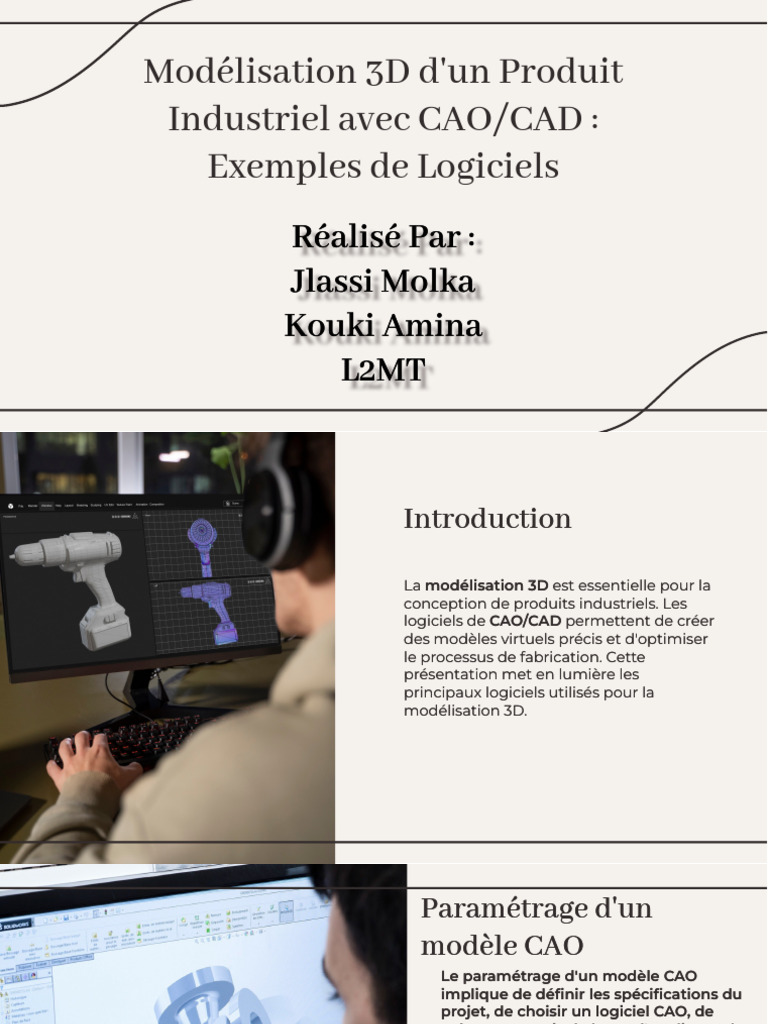 Modélisation 3D en CAO/CAD Industrielle | PDF | Conception assistée par ...