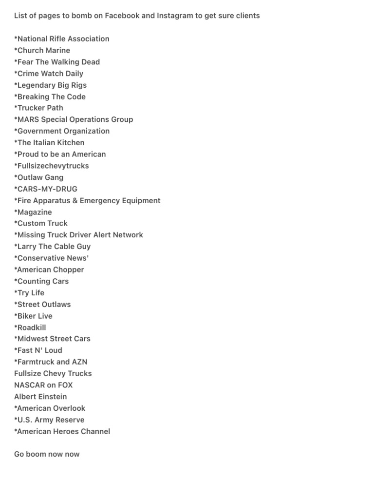 List Of Pages Of A Website