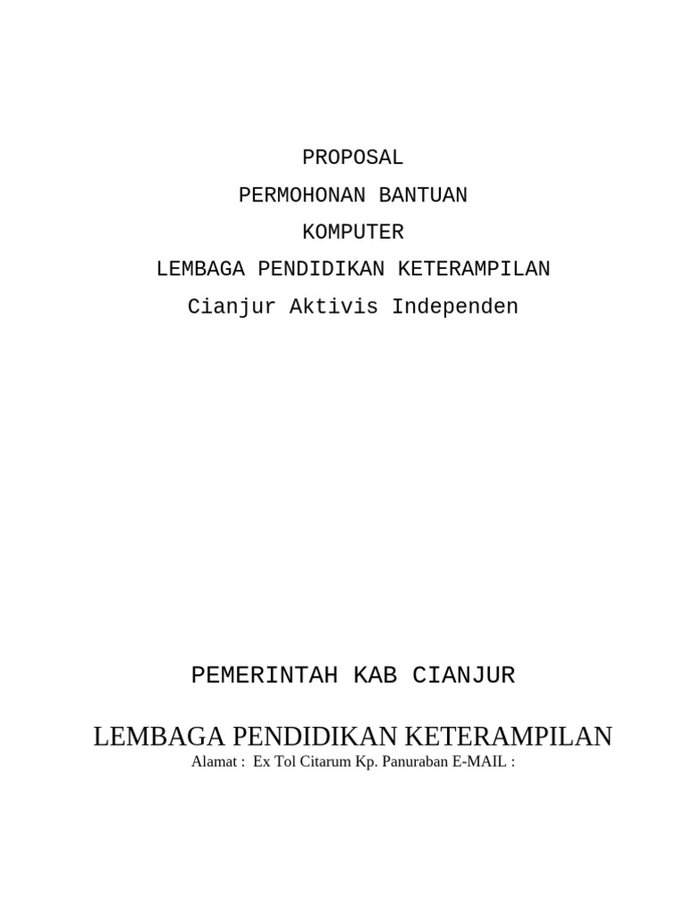 Proposal Cai 2 | PDF