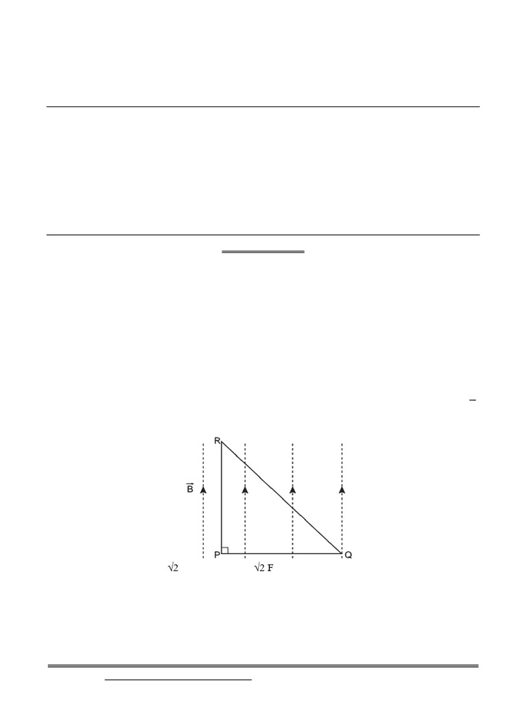Class XII Physics Sample Paper 2022-23 | PDF | Electron | Magnetic Field