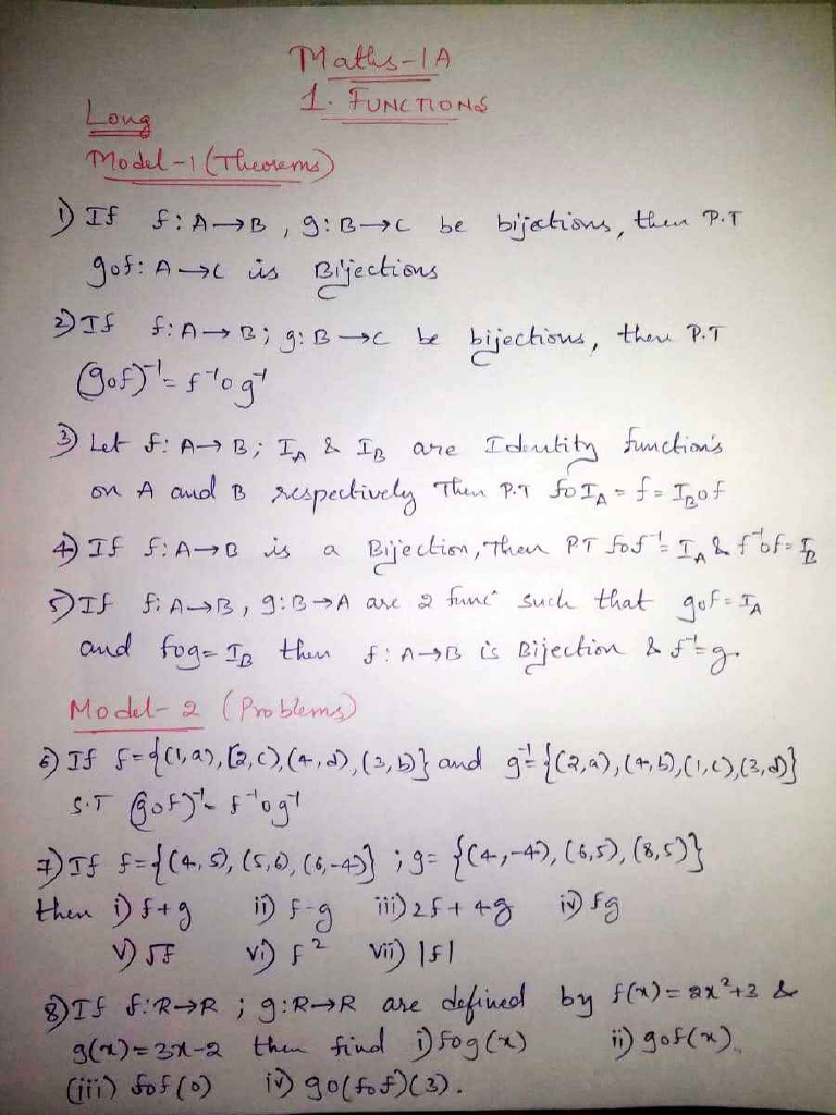 Maths 1a Long Problems | PDF