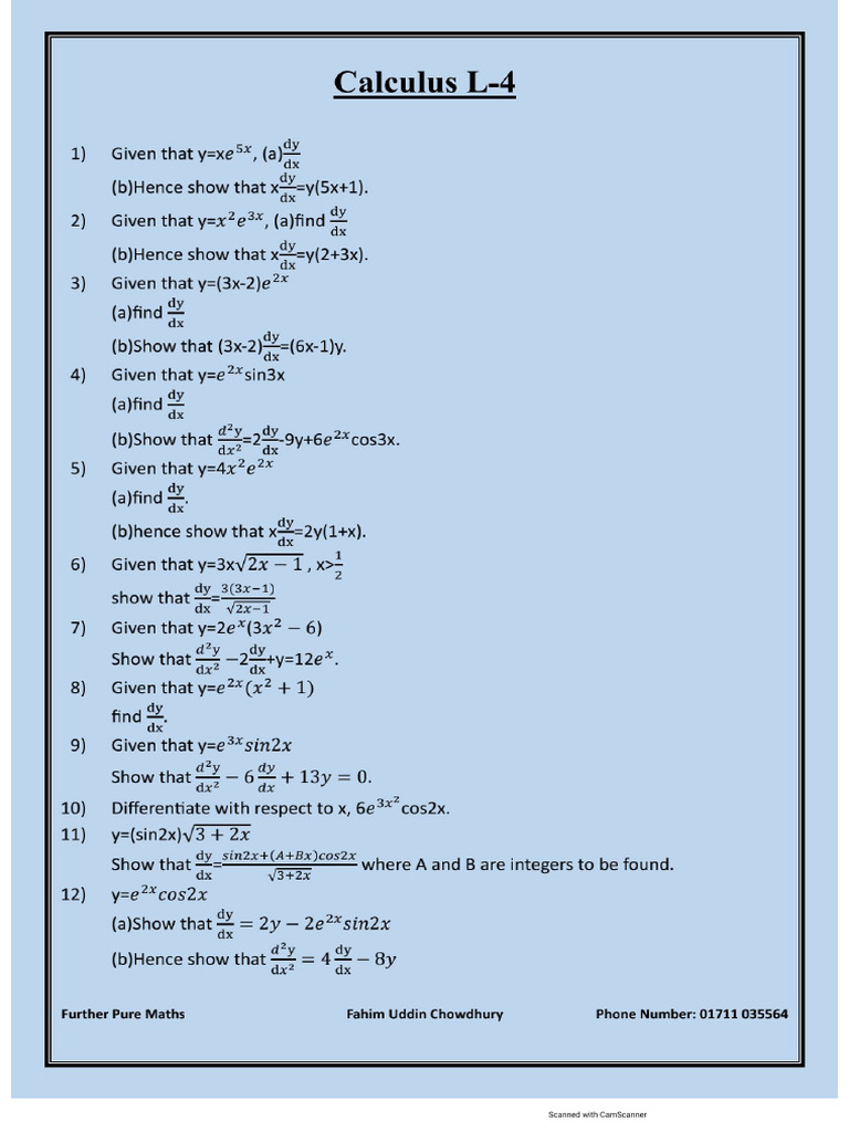 Calculus | PDF