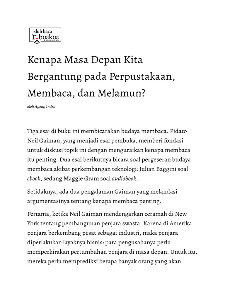 Illustration of Jika Anda Membaca Ulasan Tamu