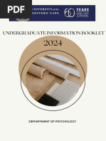 UCT Psychology Honours Application Guide | PDF | Academic Degree ...