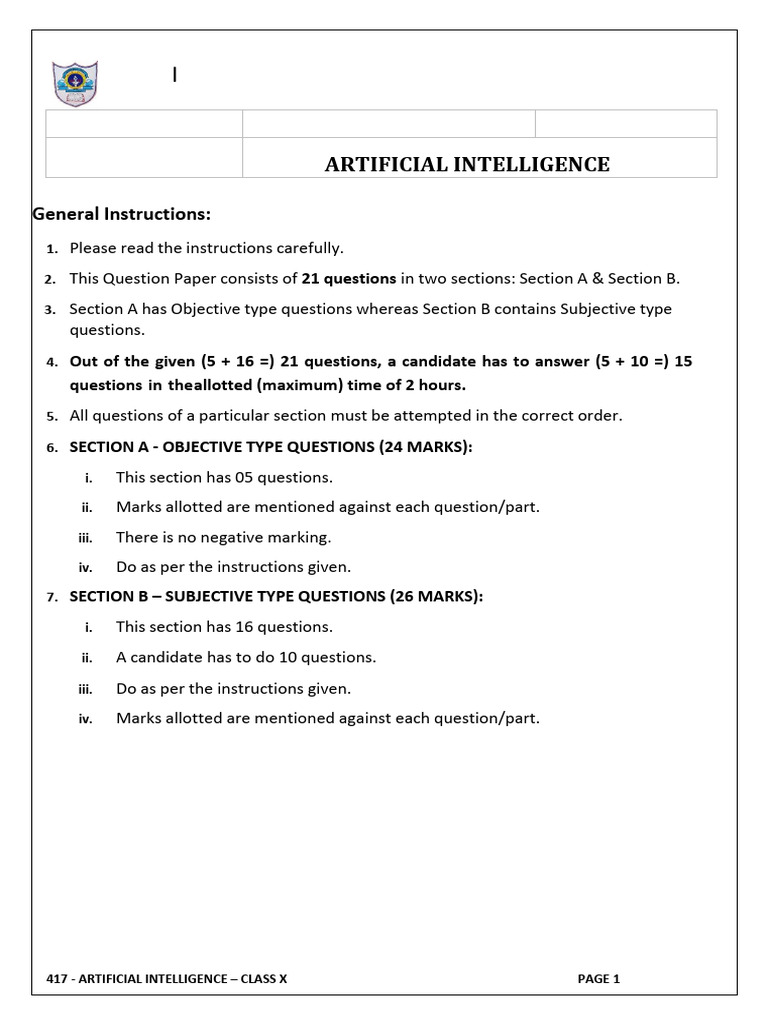 AI Concepts and Model Evaluation | PDF | Semantics | Artificial ...