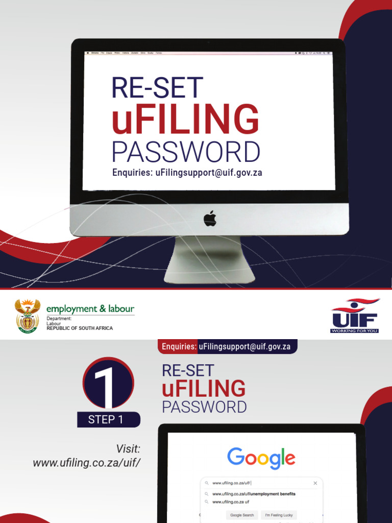 Resetting Your uFiling Password Guide | PDF | Password | Privacy