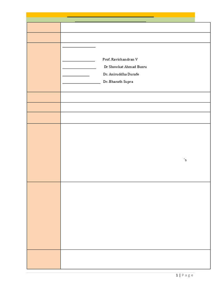 Corporate Finance Course Outline | PDF | Valuation (Finance) | Cost Of ...