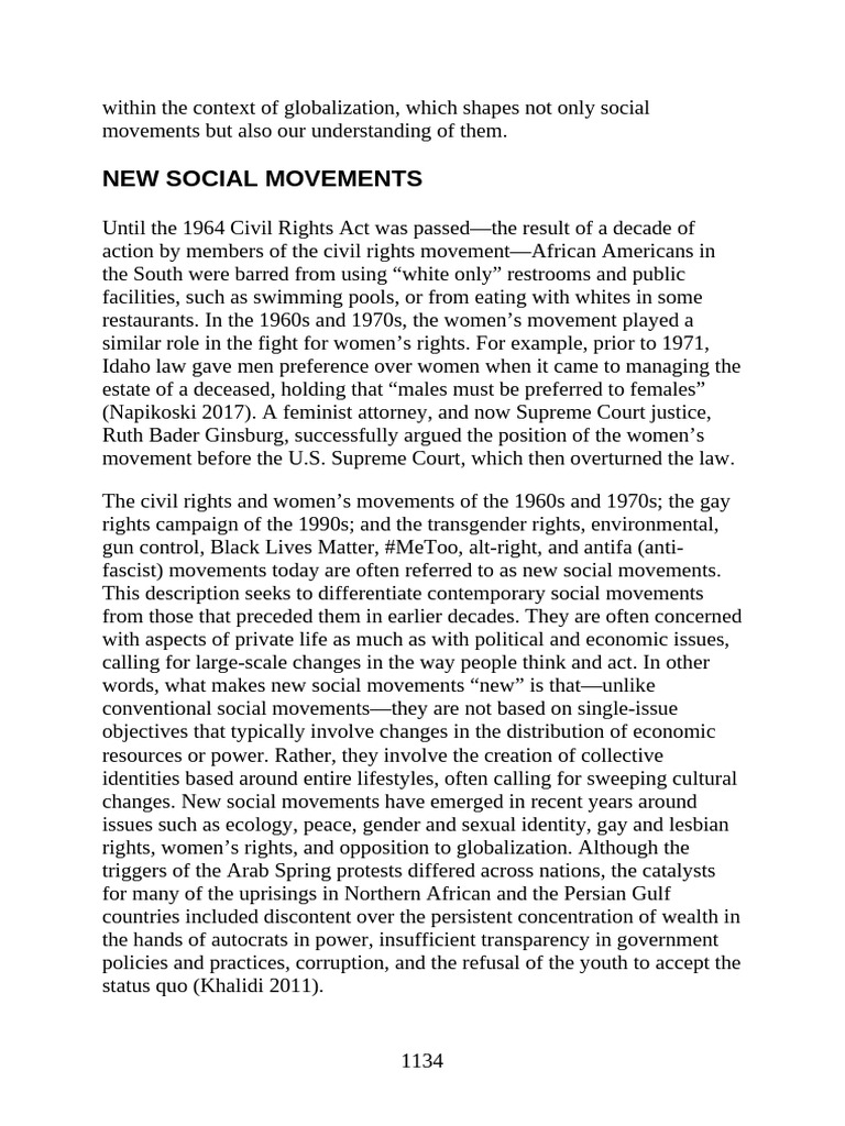 Understanding New Social Movements | PDF | Social Movements | Social Media