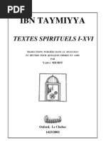 Download Ibn Taymiyya Textes Spirituels by     SN80302165 doc pdf