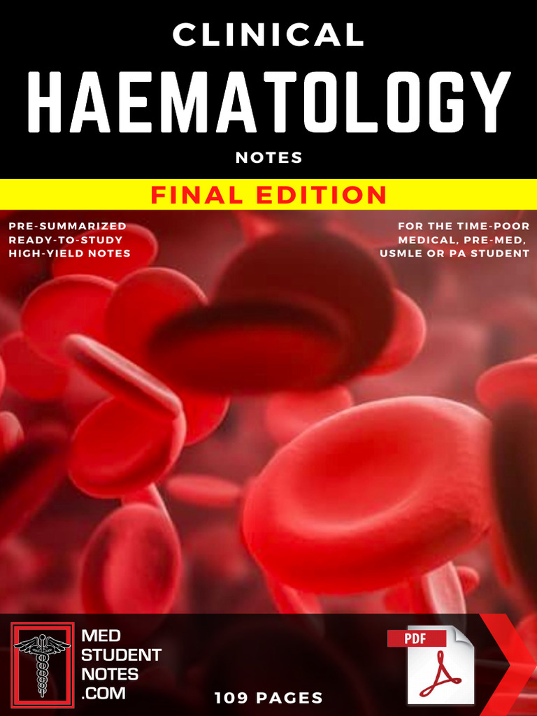 DONE Haematology (Med. Student Notes) (Z-Library) 3 | PDF | White Blood ...