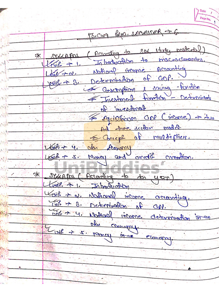 Macroeco Toppers Notes Ub | PDF
