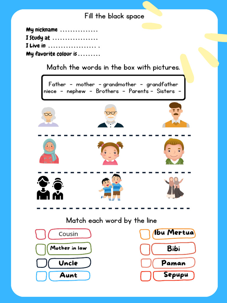 Everyday Objects Vocabulary Worksheet Pdf
