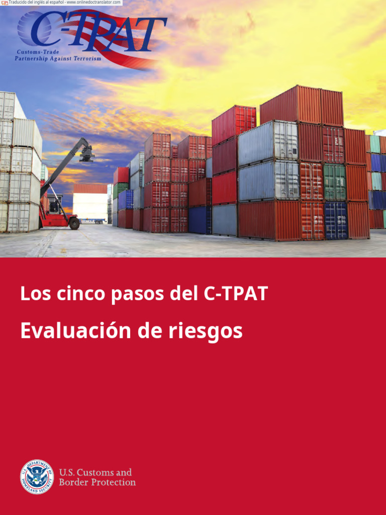 Evaluación de Riesgos en C-TPAT: Guía 5 Pasos | PDF | Vulnerabilidad ...