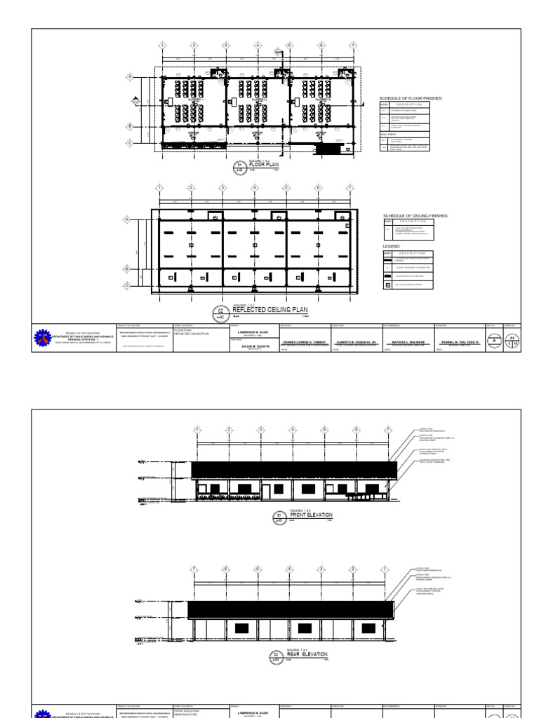 Labit Elementary School Renovation Plans | PDF | Structural Engineering ...