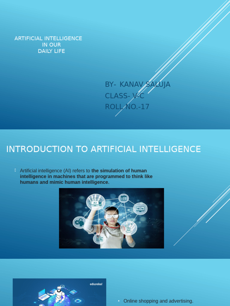 Artificial Intelligence Changed Our Day To Day Life | PDF | Artificial ...