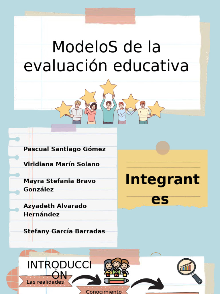 Modelos de Evaluación Educativa | PDF | Evaluación | Aprendizaje