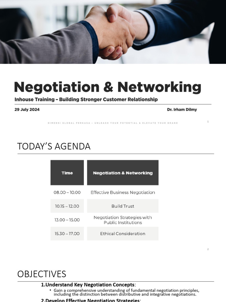 Mastering Business Negotiation Skills | PDF | Negotiation | Regulatory ...