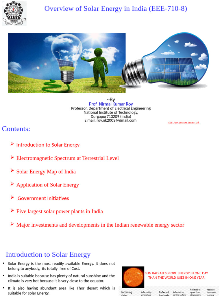 Overview of Orvakal Solar Plant in India | PDF | Solar Energy | Solar Power