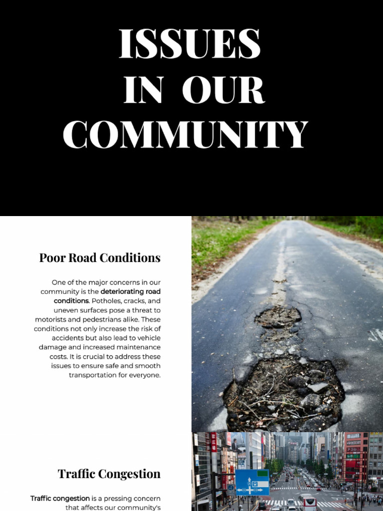 Issues in Our Community (1) | PDF