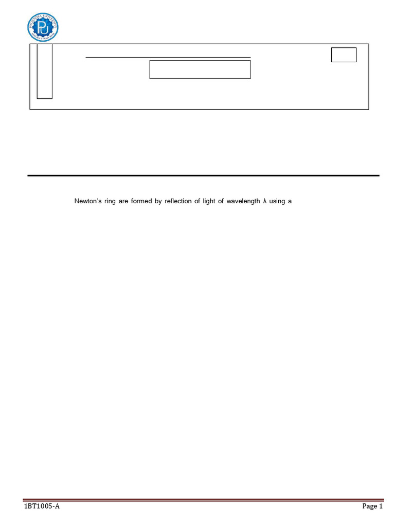 BTXCSA1102 - I - I - B. Tech - B. Tech - Set 1 | PDF | Scattering | Photon