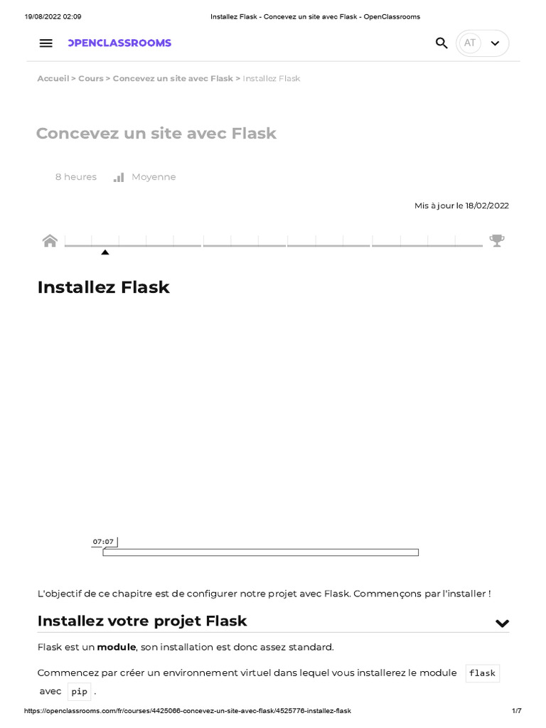 Installer et configurer Flask | PDF | Cookie (informatique) | Python ...