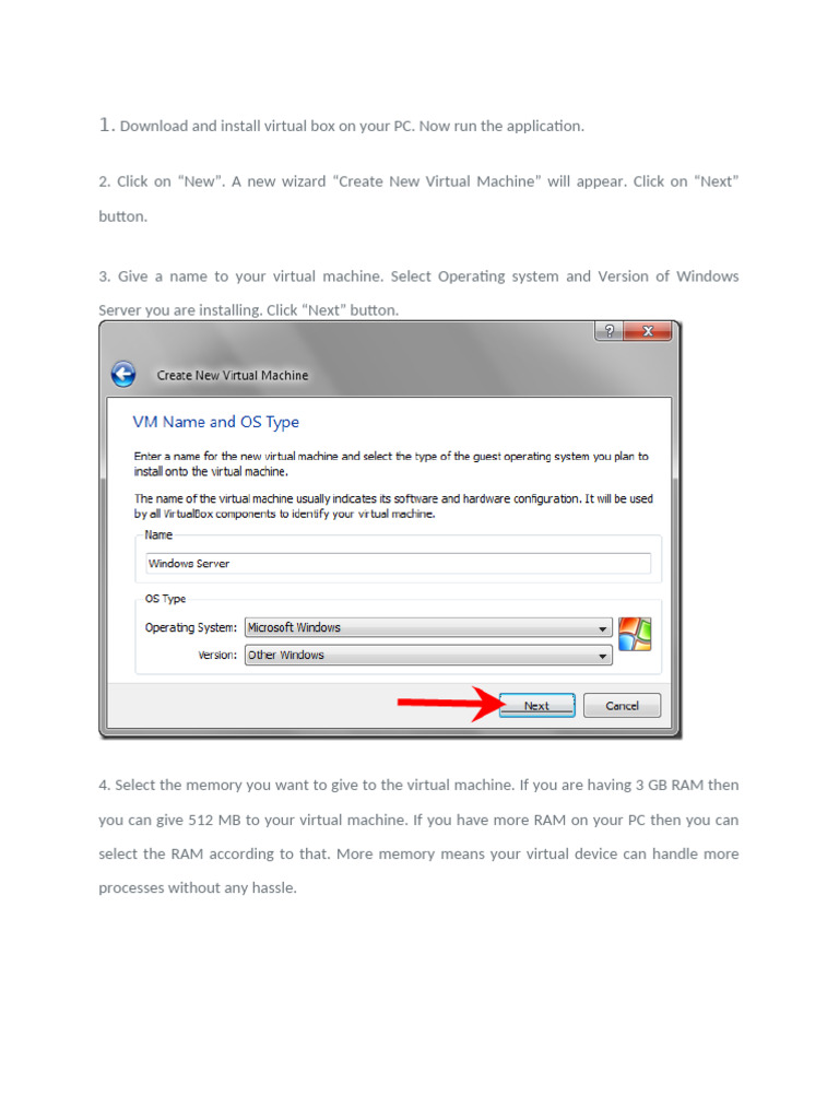 Installing Windows Server on VirtualBox | PDF | Computer Data Storage ...