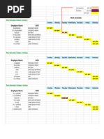 February 2025 Duty Roster | PDF