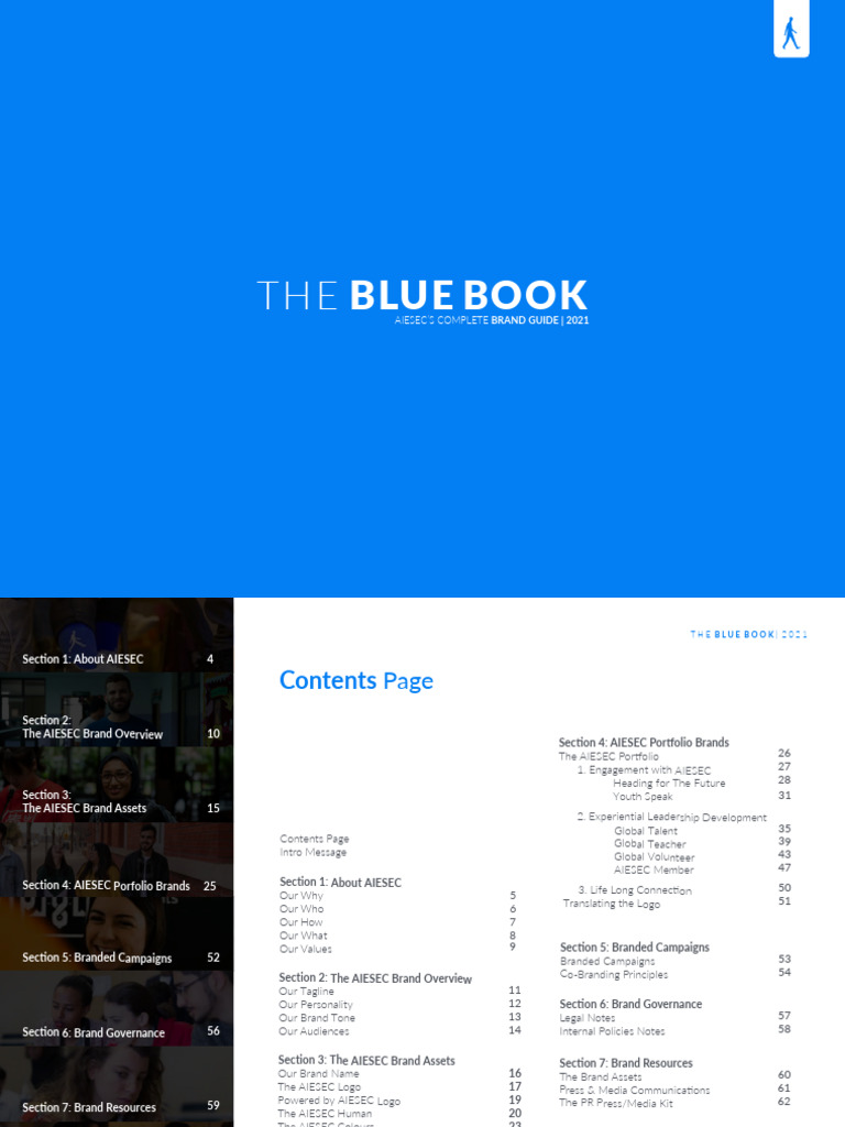 AIESEC Brand Guide 2021: The Blue Book | PDF | Rgb Color Model | Leadership