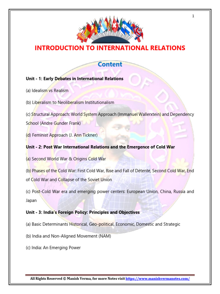 Introduction To International Relations 1 TJKJHJ | PDF | Gender Studies ...