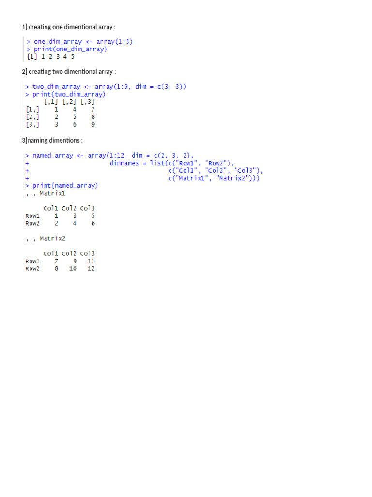 Arrays | PDF